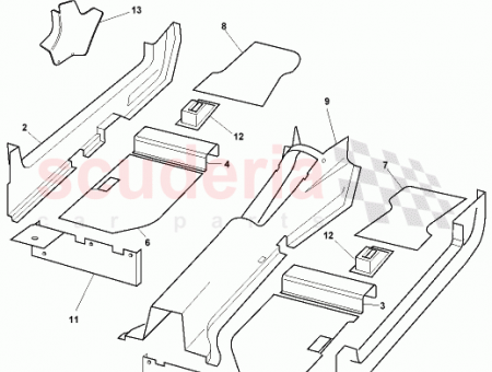 Photo of Carpet assembly rear floor LH 8382772…