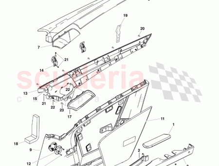 Photo of INSERT ASSEMBLY DOOR TRIM PANEL LH 6G33 23865…