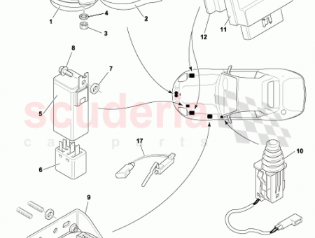 Photo of HORN HIGH NOTE ASSY 37 122428…