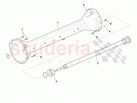 Photo of TORQUE TUBE PROPSH AFT ASY AUTO TT 8D33…