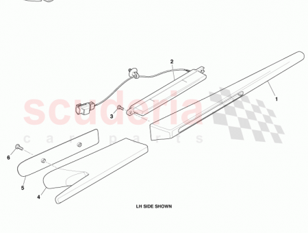 Photo of Strake assy Side Fender LH DBY00263…