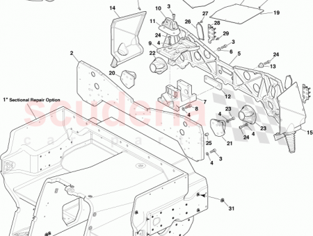 Photo of Centre Mount Rear Damper 12023 06 1130…