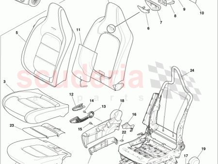 Photo of Adjuster Assy Front Seat RH RHD 72010…