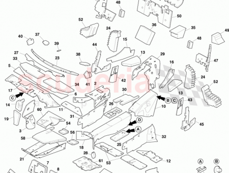 Photo of Insulation Rear Quarter Sound Upper RH CG43 C27748…