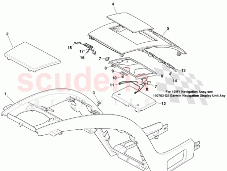 Photo of NAV SURROUND ASSY 9G33 045H43…