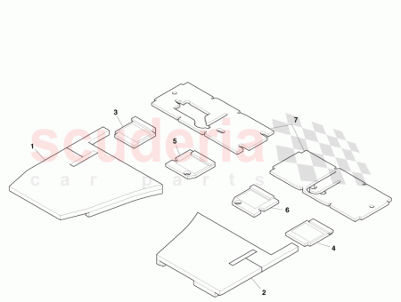 Photo of Insulation Assembly Front Floor Pan LH 6G33 114A43…