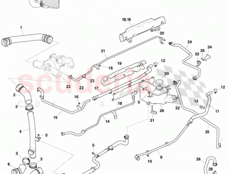 Photo of Hose assy Radiator Overflow Ext…