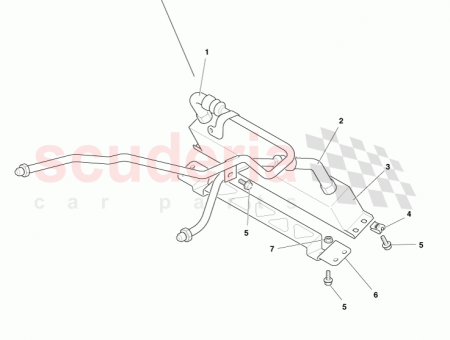 Photo of HOSE TRANSMISSION OIL INLET 4G43 7H255…