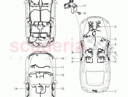 Photo of central wiring harness For vehicles with parking aid…