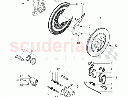 Photo of motor for adjustment for brake cal housing w…