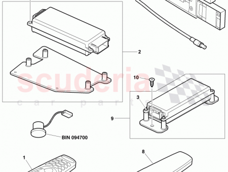 Photo of support part receiver F 3W 4 022 934…