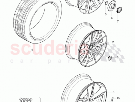 Photo of alloy wheel D MJ 2017 3W0 601 025…