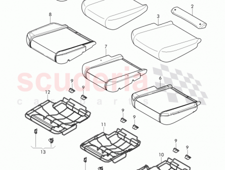 Photo of seat padding with heater elem D 19 06…