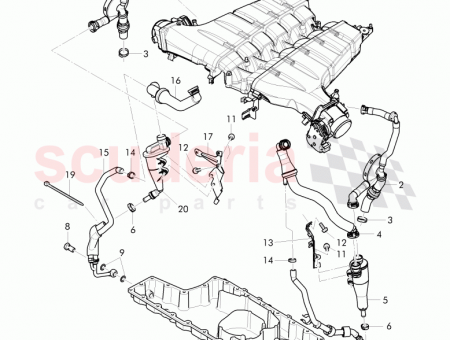 Photo of Vent hose with valve 07C 103 474…