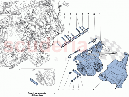 Photo of ANTI LOOSENING BRACKET RH MANIFOLD FOR CYL 1…