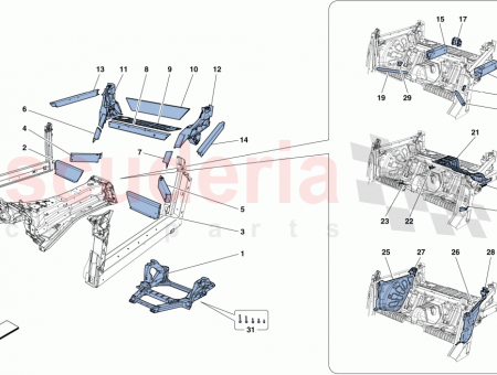 Photo of RH REAR SEAT BASE UPRIGHT…