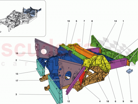 Photo of RH LOWER REAR FLOOR CROSS PIECE…