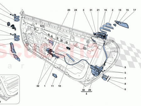 Photo of COMPLETE RH LOCK SYSTEM…