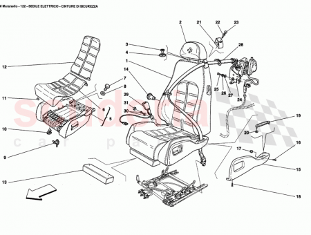 Photo of LH SEAT COMPLETE WITH GUIDES…