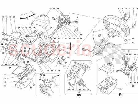 Photo of F1 GEARBOX CONTROL LEVERS ASSEMBLY…