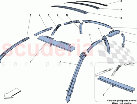 Photo of UPPER WINDSCREEN CROSS MEMBER…