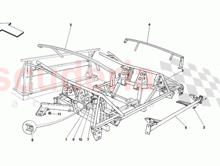 Photo of Removable cross member…