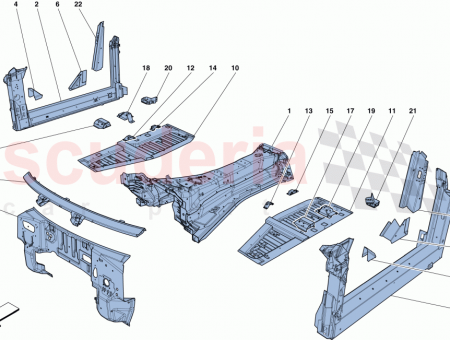 Photo of OUTER LH REAR SEAT BRACKET…