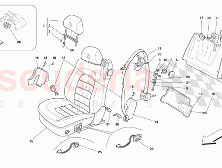 Photo of COVERED LH SEAT BACK COVERING…