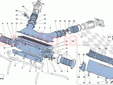 Photo of LH AIR FLOW SENSOR MOUNTING HOUSING…