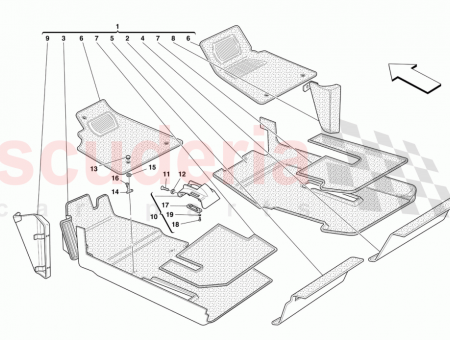 Photo of UPHOLSTERED MOULDING FOR HAND BRAKE COVER…