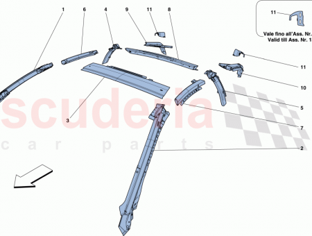 Photo of UPPER WINDSCREEN CROSS MEMBER…