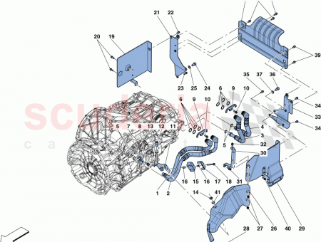 Photo of LH SINGLE OIL HEAT EXCHANGER SHIELDS MOUNTING BRACKET…