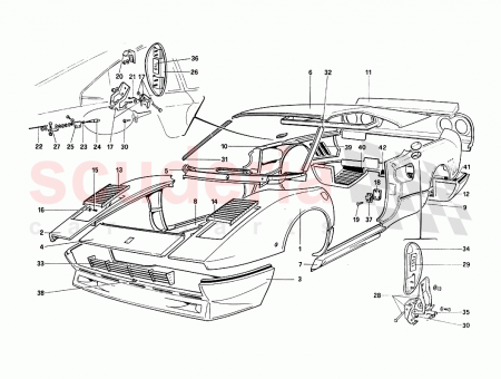 Photo of Rear lower covering…