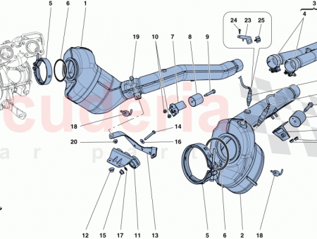 Photo of GASKET BETWEEN TURBO AND PRE CATALYTIC CONVERTER…