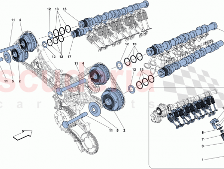 Photo of VARIABLE VALVE TIMING ADJUSTER EXHAUST CAMSHAFT…