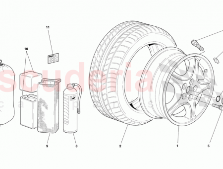 Photo of TYRE PRESSURE PLATE BRIDGESTONE…