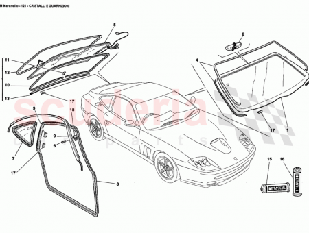 Photo of COMPLETE REAR WINDOW MOULDING…