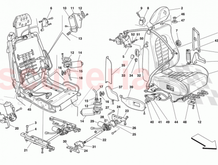 Photo of LH SEAT COMPLETE WITH GUIDES…