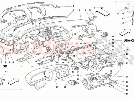 Photo of COVERED DASHBOARD WITH INSTRUMENTS…