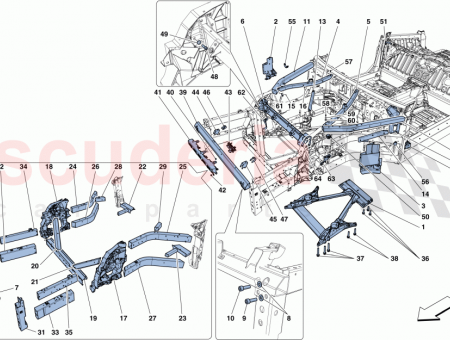 Photo of LOWER LH DIAGONAL FIREWALL BRACE…