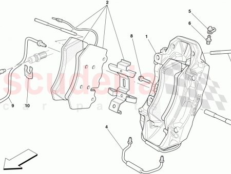 Photo of PIPE TO LH FRONT CALLIPER…