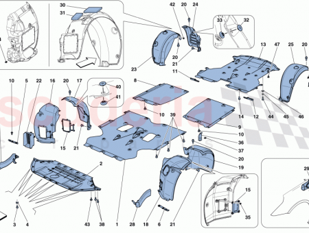 Photo of COMPL FRONT FLAT UNDERTRAY SECTION BUMPER CONNECTOR…