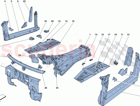 Photo of LH FIREWALL TUNNEL REINFORCEMENT…