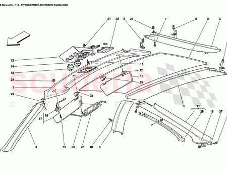 Photo of WINDSHIELD UPPER CROSSPIECE TRIM…