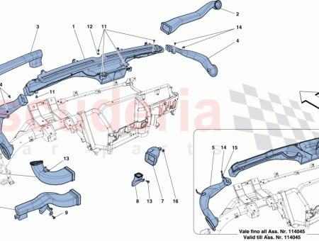 Photo of PASSENGER SIDE UPPER FOOTWELL AIR DUCT…