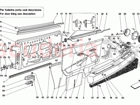 Photo of Lining for R H outside door panel…