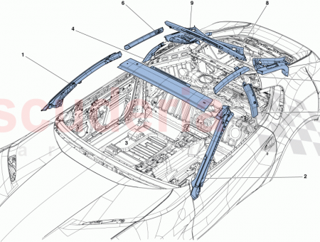 Photo of LH REAR ROOF BEAM…