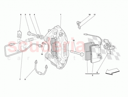 Photo of PIPE TO L H FRONT CALIPER…