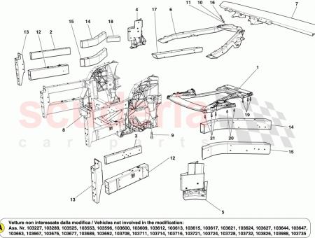 Photo of INTERNAL ENGINE COMPARTMENT DIAGONAL BRACE…