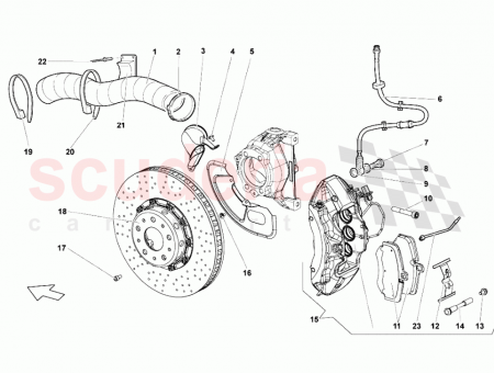 Photo of RH FRONT BRAKE CALIPER SILVER…